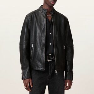 All Saints Cora Leather Jacket